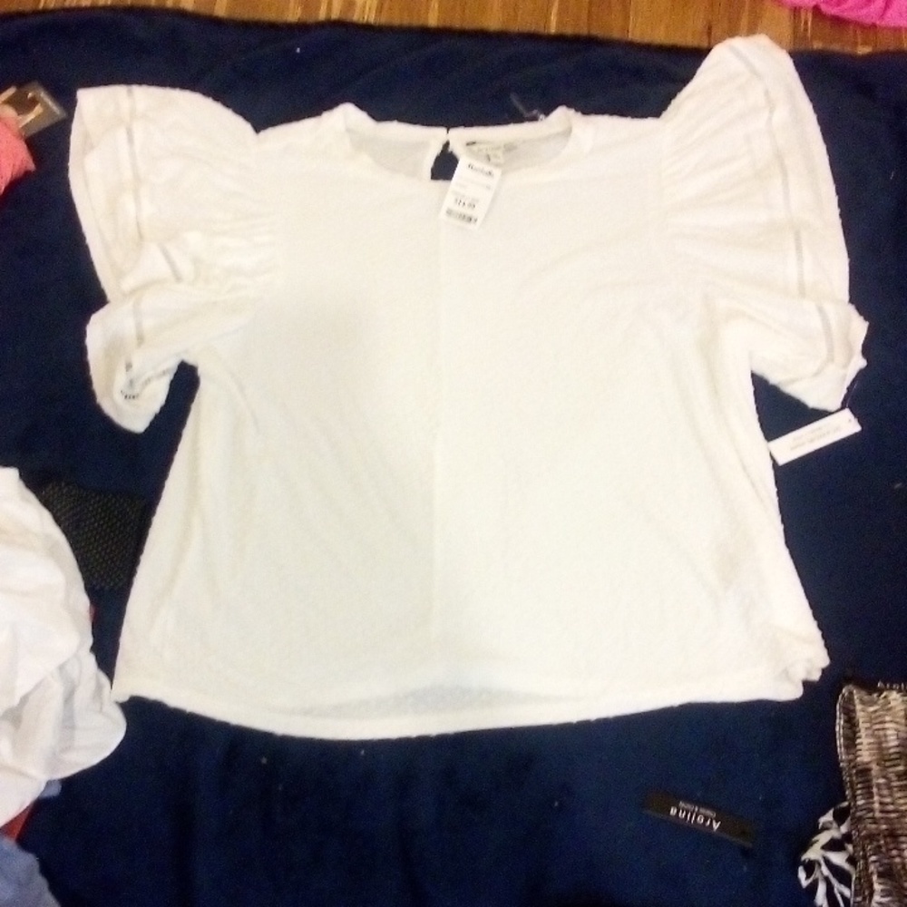 White cotton blouse
